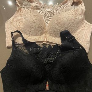 x2. Gorgeous Bras t-back with rhinestones 36 (No cup size approx C)